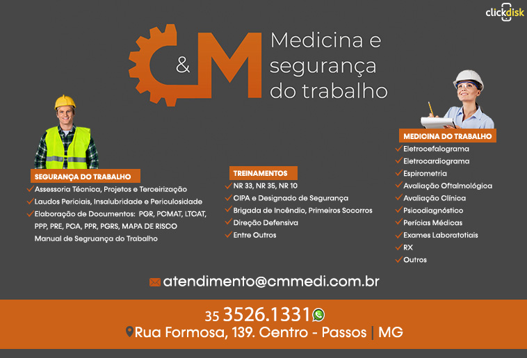 .C&M MEDICINA E SEGURANÇA DO TRABALHO, 3526-1331 - Click & Disk